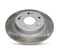 2x Disco de freno Eje trasero macizo 61412C JAPKO para HONDA CIVIC VIII Sedán