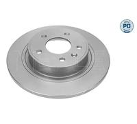 2x Disco de freno Eje trasero macizo 615 523 0010/PD MEYLE para OPEL CHEVROLET