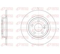2x Disco de freno Eje trasero macizo 61523.00 REMSA para MERCEDES-BENZ CLA Coupé