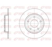 2x Disco de freno Eje trasero macizo 61575.00 REMSA para MAZDA 3 3 Sedán CX-3