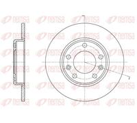 2x Disco de freno Eje trasero macizo 61585.00 REMSA para PEUGEOT 308 II