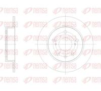 2x Disco de freno Eje trasero macizo 61666.00 REMSA para SUZUKI SX4 S-CROSS