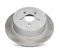 2x Disco de freno Eje trasero macizo 61706C JAPKO para SUBARU OUTBACK LEGACY IV