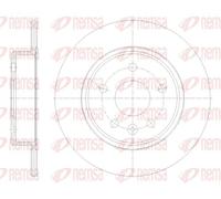 2x Disco de freno Eje trasero macizo 61792.00 REMSA para OPEL ASTRA K AMPERA-E