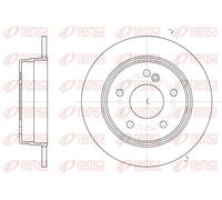 2x Disco de freno Eje trasero macizo 6193.00 REMSA para MERCEDES-BENZ CLASE C