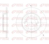 2x Disco de freno Eje trasero macizo 62099.00 REMSA para SUZUKI SWIFT V