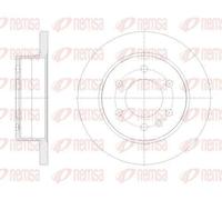 2x Disco de freno Eje trasero macizo 62514.00 REMSA para MERCEDES-BENZ