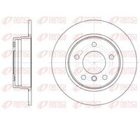 2x Disco de freno Eje trasero macizo 6284.00 REMSA para BMW 3 3 Coupé 3 Touring