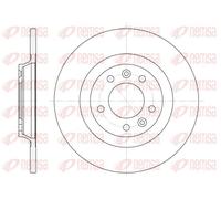REMSA 2x Disco Freno Trasero Ø289.8mm Completo para Citroën C5 III Break Peugeot