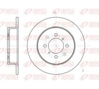 2x Disco de freno Eje trasero macizo 6732.00 REMSA para ROVER OPEL HONDA MG