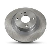 2x Disco de freno Eje trasero macizo 83 92 3443 SWAG para MAZDA 323 S VI Sedán
