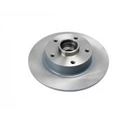 2x Disco de freno Eje trasero macizo ADBP430094 BLUE PRINT para RENAULT
