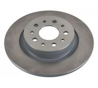 2x Disco de freno Eje trasero macizo ADL144348 BLUE PRINT para FIAT 500L