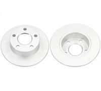 2x Disco de freno Eje trasero macizo BS-1230C OPTIMAL para AUDI VW SKODA