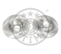 2x Disco de freno Eje trasero macizo BS-1490C OPTIMAL para ALFA ROMEO LANCIA