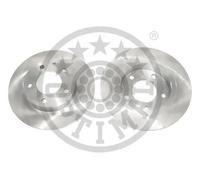 2x Disco de freno Eje trasero macizo BS-2060C OPTIMAL para MAZDA FORD USA