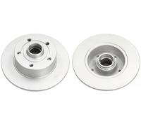 2x Disco de freno Eje trasero macizo BS-4310C OPTIMAL para AUDI A4 B5