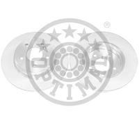 2x Disco de freno Eje trasero macizo BS-5550C OPTIMAL para MERCEDES-BENZ CLASE C