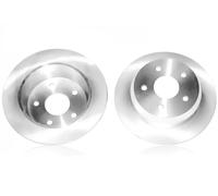 2x Disco de freno Eje trasero macizo BS-6380C OPTIMAL para JEEP