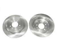 2x Disco de freno Eje trasero macizo BS-7010C OPTIMAL para PEUGEOT 607