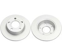 2x Disco de freno Eje trasero macizo BS-7520C OPTIMAL para AUDI A6 C5