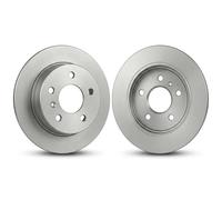 OPTIMAL 2x Disco Freno Trasero Ø258 MM para Mercedes-Benz W169 Clase B