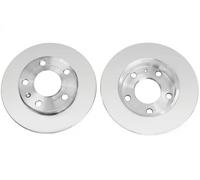 2x Disco de freno Eje trasero macizo BS-8046C OPTIMAL para AUDI SEAT