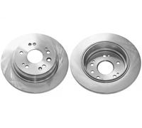 2x Disco de freno Eje trasero macizo BS-8404C OPTIMAL para HONDA STREAM FR-V