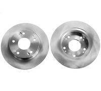 2x Disco de freno Eje trasero macizo BS-8418C OPTIMAL para HONDA