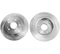 2x Disco de freno Eje trasero macizo BS-8588C OPTIMAL para HONDA ACCORD VIII