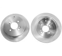 2x Disco de freno Eje trasero macizo BS-8590C OPTIMAL para HYUNDAI KIA