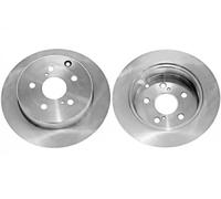 2x Disco de freno Eje trasero macizo BS-8648C OPTIMAL para TOYOTA COROLLA Verso
