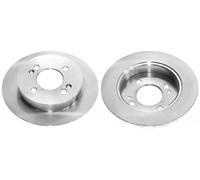2x Disco de freno Eje trasero macizo BS-8652C OPTIMAL para KIA HYUNDAI