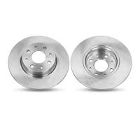 2x Disco de freno Eje trasero macizo BS-8750C OPTIMAL para ALFA ROMEO MITO