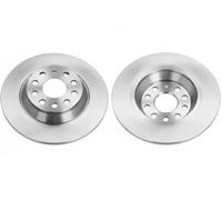 2x Disco de freno Eje trasero macizo BS-9162C OPTIMAL para AUDI VW SKODA SEAT