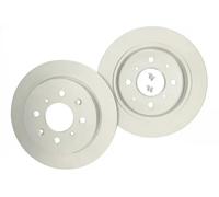 2x Disco de freno Eje trasero macizo BS-9436C OPTIMAL para HONDA JAZZ III