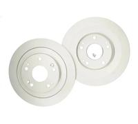 2x Disco de freno Eje trasero macizo BS-9444C OPTIMAL para HONDA CIVIC IX