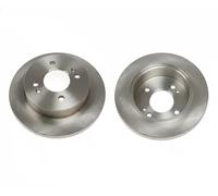 2x Disco de freno Eje trasero macizo J3310311 NIPPARTS para KIA HYUNDAI