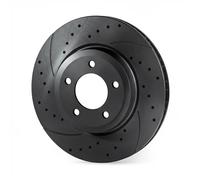 ROTINGER 2x Disco Freno Trasero Ø244.7 MM Completo Perforado para Audi A4 8EC B7