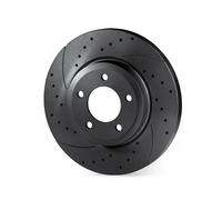 2x Disco de freno Eje trasero macizo RT 1622-GL T5 ROTINGER para AUDI SEAT