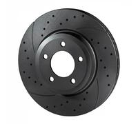 ROTINGER 2x Disco de Freno Ø320 MM Ventilado Trasero para Chrysler 300C C