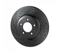 2x Disco de freno Eje trasero perforado RT 20357-GL T5 ROTINGER para BMW X1 3 1