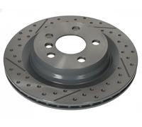 2x Disco de freno Eje trasero ventilación interna 181539 FEBI BILSTEIN para MINI