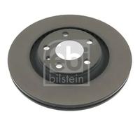 2x Disco de freno Eje trasero ventilación interna 43908 FEBI BILSTEIN para AUDI