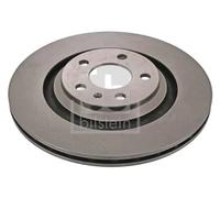 2x Disco de freno Eje trasero ventilación interna 43909 FEBI BILSTEIN para AUDI