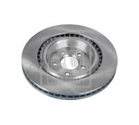 2x Disco de freno Eje trasero ventilación interna 44097 FEBI BILSTEIN para AUDI