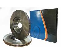 2x Disco de freno Eje trasero ventilación interna 6051110 KRAFT AUTOMOTIVE