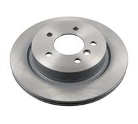 2x Disco de freno Eje trasero ventilación interna ADB114387 BLUE PRINT para BMW
