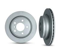 2x Disco de freno Eje trasero ventilado 103555 KAMOKA para BMW 3 4 Coupé