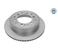 2x Disco de freno Eje trasero ventilado 30-15 523 0109/PD MEYLE para TOYOTA